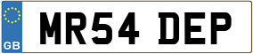 Truck License Plate